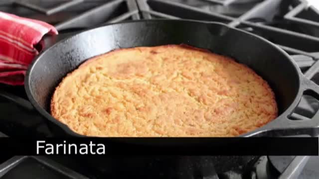 Farinata - Baked Garbanzo Flour Pancake - Rustic Italian Chickpea Flatbread