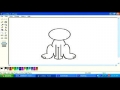 Drawing a cat in MS paint 4 - English