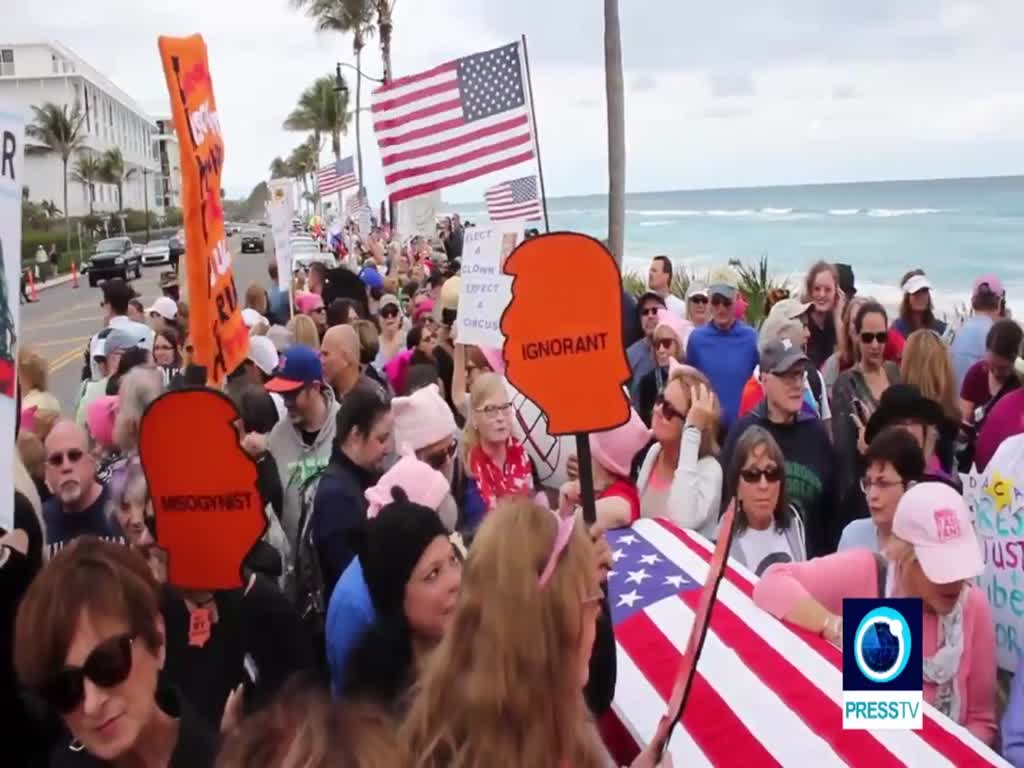 [21 January 2018] USA_ Florida hosts anti-Trump rally on anniversary of inauguration - English
