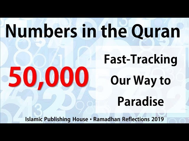 Fast-Tracking our way to Paradise - Ramadhan Reflections 2019 [Day 29] - English