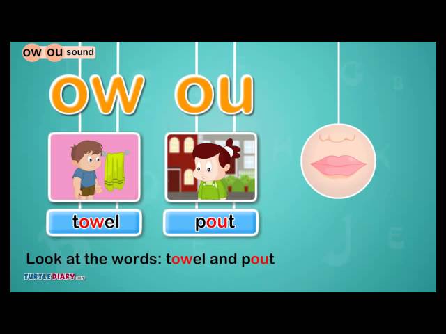 Learn to Read | Digraph /ow, ou/ Sound | Phonics for Kids | English