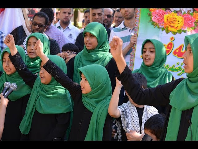 Kids Nasheed for Palestine at Toronto Al-Quds Day Rally 2017