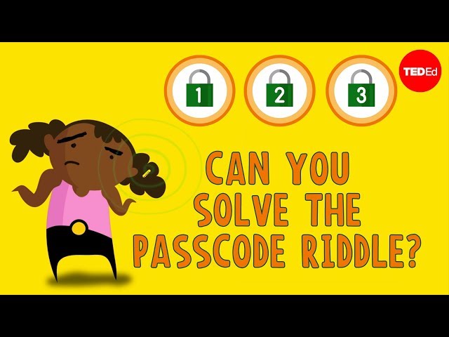 Can you solve the passcode riddle? - Ganesh Pai - English