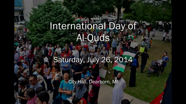 {06} [Al-Quds 2014] [AQC] Dearborn, MI | Speech : Br. Dawud Walid - English