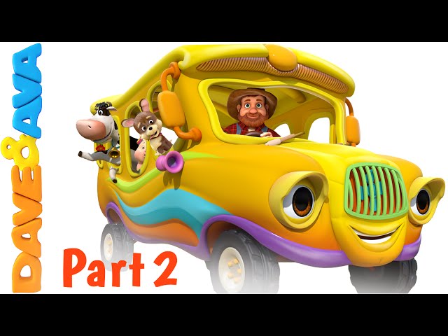 Wheels on the Bus – Animal Sounds Song | Nursery Rhymes and Baby Songs - English