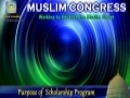 Muslim Congress Projects - Scholarship Program - English