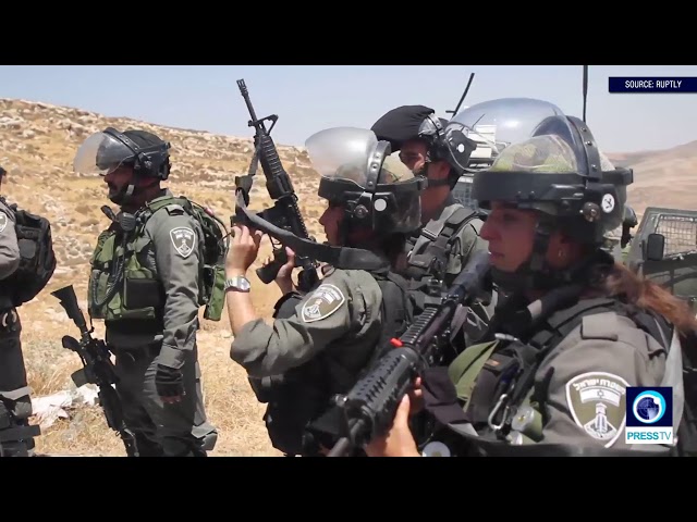 [17 August 2019] Israeli forces fire teargas at Palestinian protesters near Ramallah - English