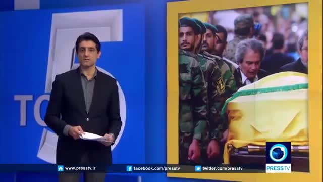 [14th May 2016] Funeral held for top Hezbollah commander killed in Syria | Press TV English