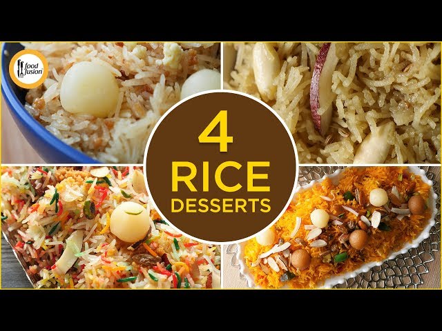 [Quick Recipes] 4 Desi Rice Desserts (Ramzan Special Recipes) - English Urdu