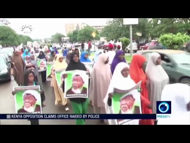 [09Jul2018] نائیجیریا کے مذہبی رہنما کی رہائی کے حق میں مظاہرے- Urdu