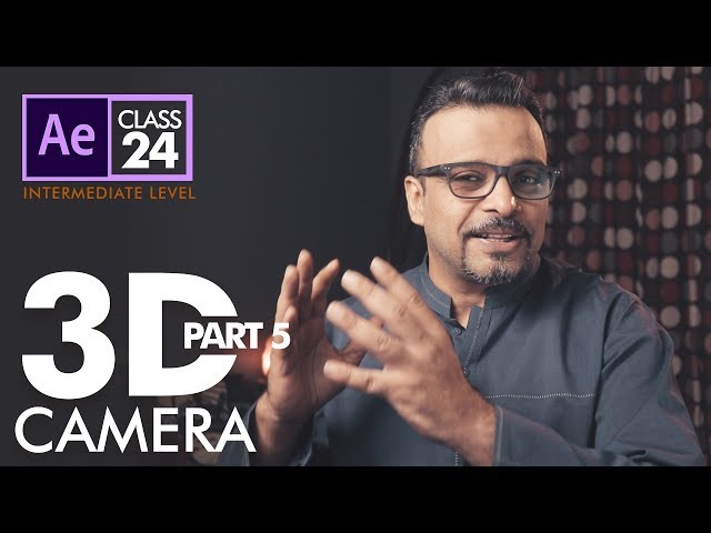 3D Camera in After Effects Class 24  - اردو / हिंदी
