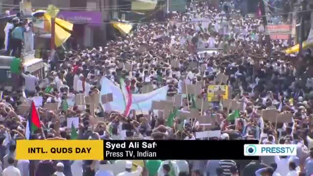 [25 Jul 2014] Thousands in Kashmir mark International Quds Day - English
