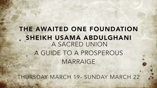 Short Clip | A Sacred Union: A Guide to a Prosperous Marriage | Sheikh Usama AbdulGhani - English