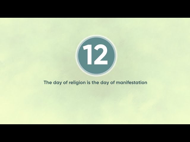 The day of Religion is the day of Manifestation | English