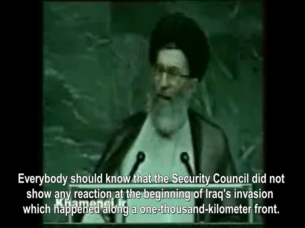 Khamenei UN speech part 1 - Farsi sub English
