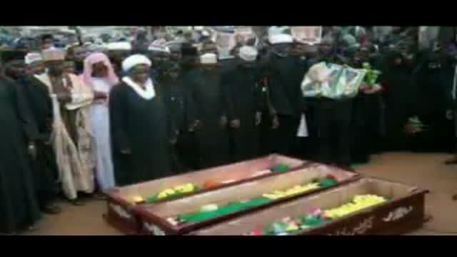 Sheikh Zakzaky visit to his Son\\\'s grave - Nigerian