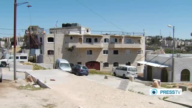 [11 Apr 2014] Protesters slam confiscation of Palestinian home - English