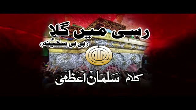 08 Noha Moharram 1438 Hijari 2016 Rassi Mein Gala BiBi Sakina SA By Syed Zain Ali Rizvi - Urdu