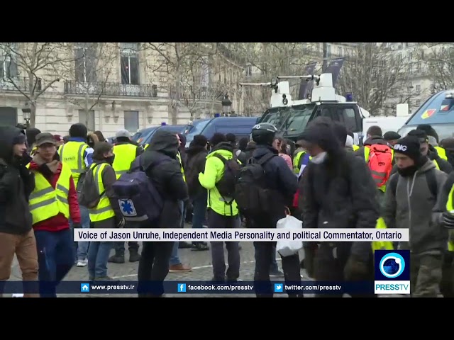 [16 December 2018] French protesters demanding more democracy less capitalism - English