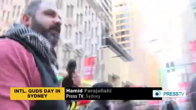[31 July 2014] Sydneysiders stage Int. Quds Day rally in Down Under - English