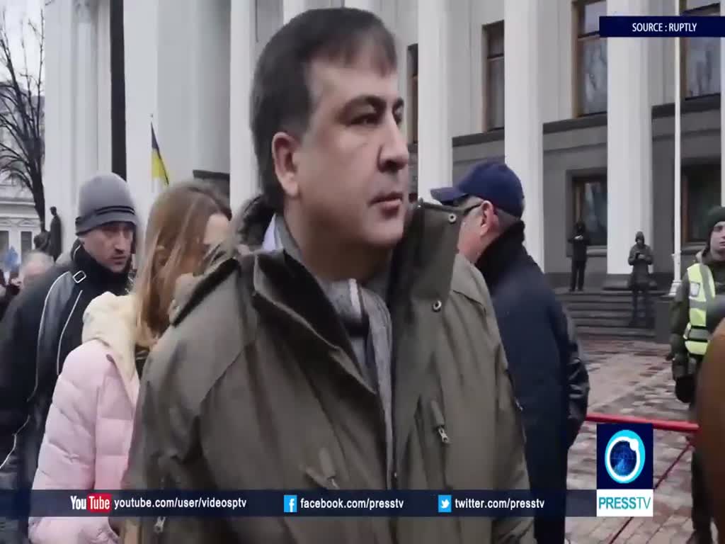 [20 November 2017] Saakashvili leads anti-Poroshenko rally in Kiev - English