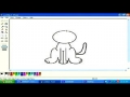Drawing cat in MS paint English 5