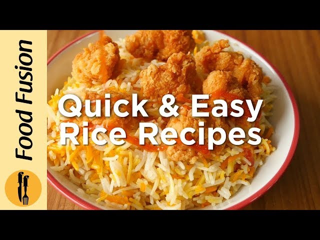 Quick & Easy Rice Recipes - English Urdu