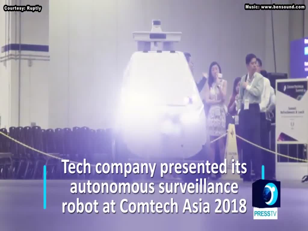 [27 June 2018] Autonomous surveillance robot unveiled at Comtech Asia 2018 - English