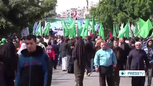[07 Mar 2014] Gazans rally against outlawing Hamas in Egypt - English