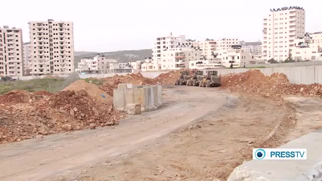 [13 March 2015] Israeli forces destroy structures in Kafr \'Aqab town in East Jerusalem al-Quds - English
