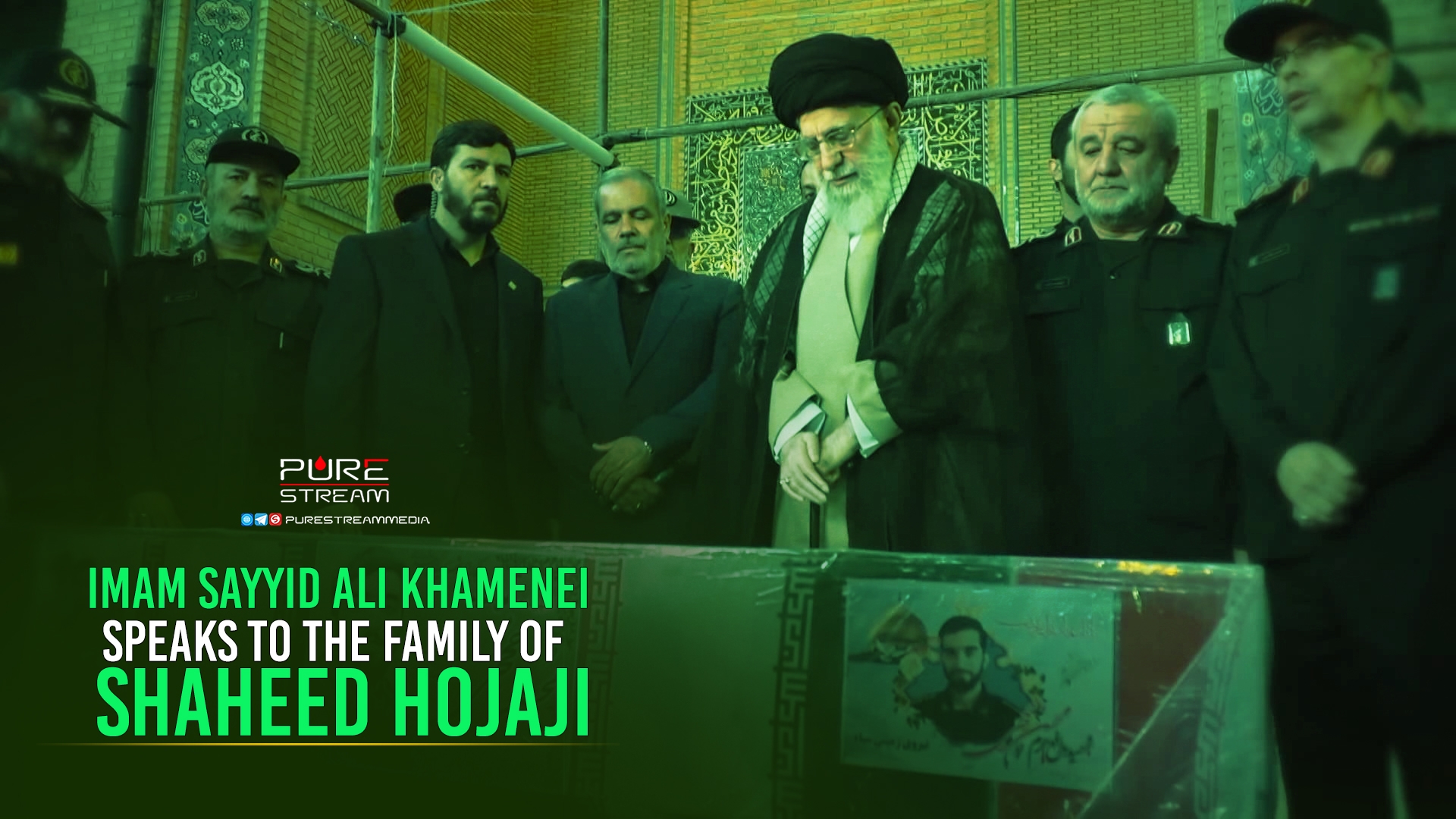 Imam Sayyid Ali Khamenei Speaks to the Family of Shaheed Hojaji | Farsi Sub English