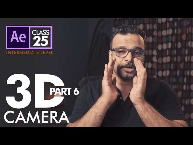 3D Camera Animation in After Effects Class 25 - اردو / हिंदी