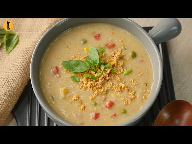 [Quick Recipe] Creamy Chicken Tikka Rice Soup - English Urdu