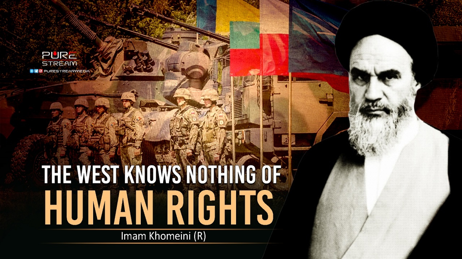 The West Knows Nothing of Human Rights | Imam Khomeini (R) | Farsi Sub English