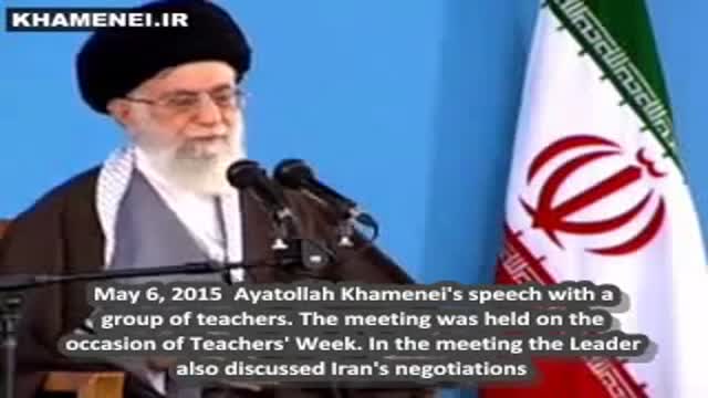 Ayatullah Khamenei Latest on Iran\\\'s negotiations and Yemen Issue 2015 - Farsi Sub English