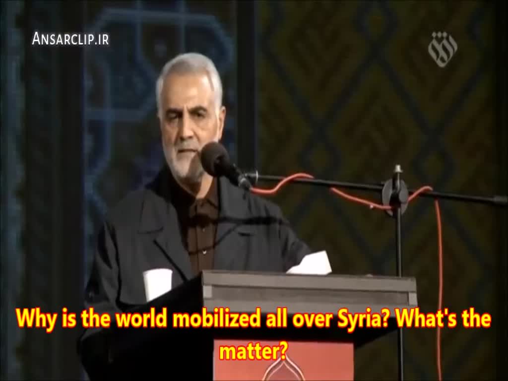 Martyr Qasem Soleimani Talks About The Syrian War | Farsi Sub English