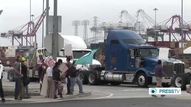 [13 Aug 2014] California activists target Israeli ships at ports - English