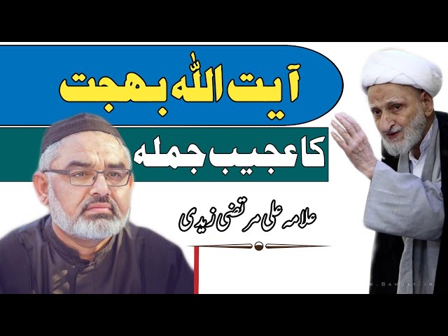 [Clip] Ayatullah Bahjat Ka Ajeeb Jumla | Molana Ali Murtaza Zaidi | Urdu