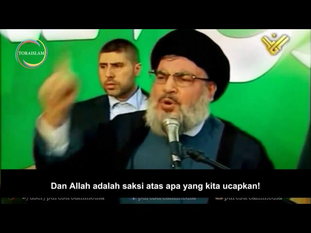 [Clip] Kami Siap Melayanimu, Ya Rasulullah | Sayyid Hasan Nasrullah - Arabic sub Malay