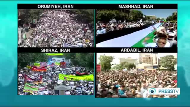 [Iran Quds Day 2014] Millions of Iranians take to the streets on Quds Day - 26 July 2014 - English