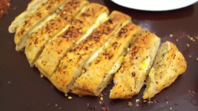 Cheesy Garlic Bread Sticks Recipe / Stuffed Garlic Bread Sticks - English