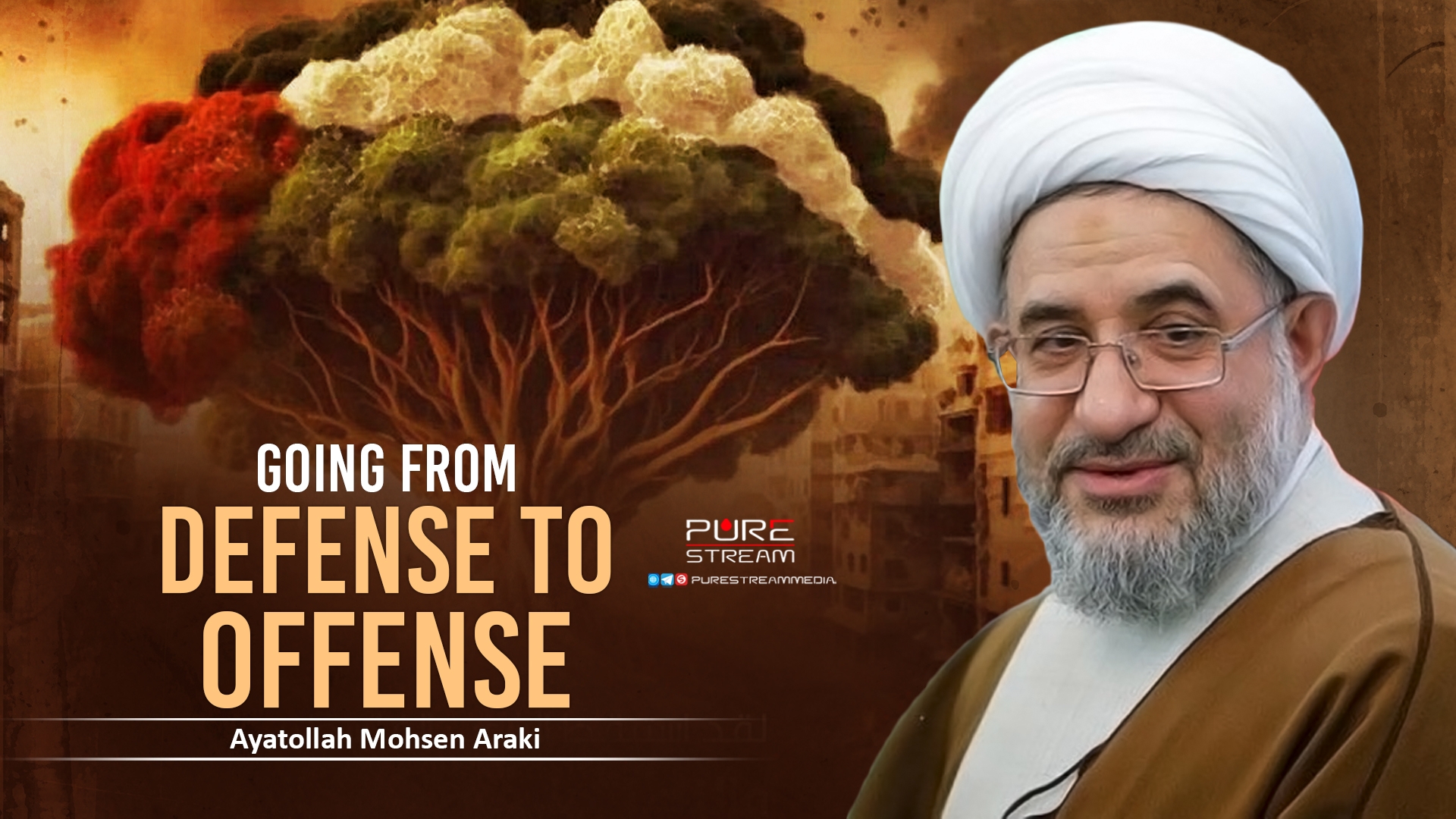 Going From Defense to Offense | Ayatollah Mohsen Araki | Farsi Sub English