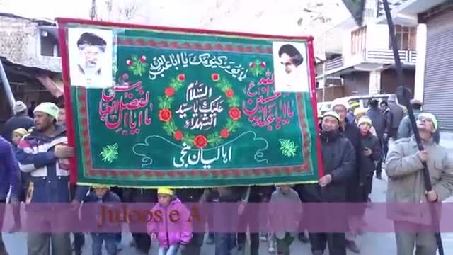 Noha 2015 - Sajjad Ali during Arbaieen Procession in Kargil J&K India - Urdu