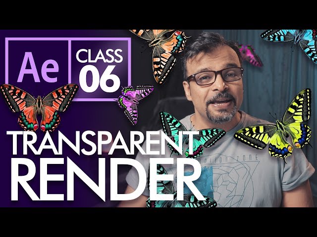 How to Render Transparent Video in After Effects Class 6 - اردو /  हिंदी