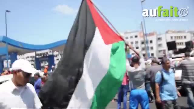 [Morocco Quds Day 2014] for Gaza and Palestine - Casablanca Morocco - Arabic