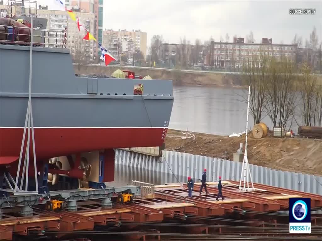 [26 April 2018] Russia launches new anti-torpedo ship in St. Petersburg - English