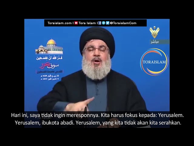 [Clip] Takdir Allah Palestina akan Merdeka (bag .7 selesai) | Sayyid Hasan Nasrallah - Arabic sub Malay