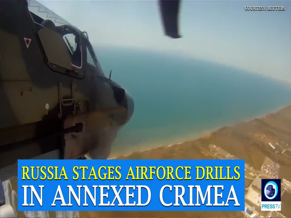 [3 June 2019] Russia stages airforce drills in annexed Crimea - English