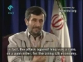 Ahmadinejad questions Mumbai Attacks - Persian Sub English
