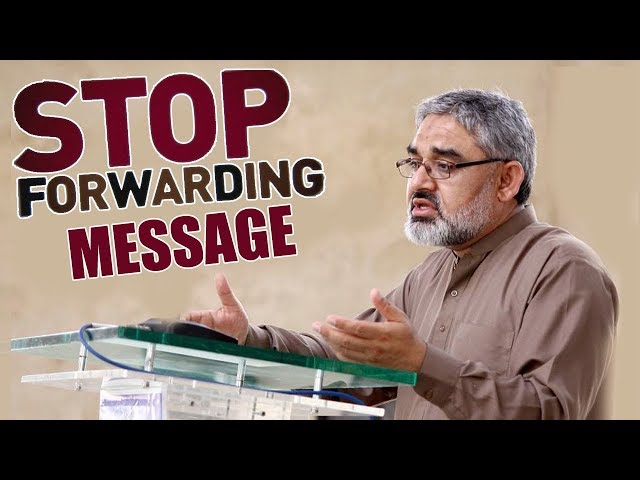 [Clip] Stop forwarding messages | Iraq Kay halat  |H.I syed Ali Murtaza Zaidi 2019 Urdu